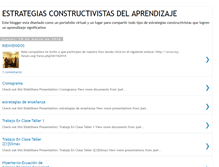 Tablet Screenshot of estrategiasconstructivistas.blogspot.com