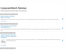 Tablet Screenshot of corporatewatchpakistan.blogspot.com