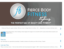 Tablet Screenshot of fiercebodyfitness.blogspot.com