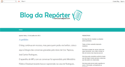Desktop Screenshot of blogdareporter.blogspot.com