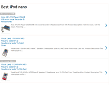Tablet Screenshot of best-ipod-nano-touch-classic.blogspot.com