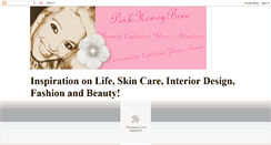 Desktop Screenshot of pinkhoneybeee.blogspot.com