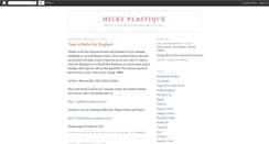 Desktop Screenshot of milkyplastique.blogspot.com