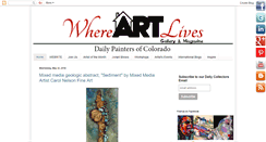 Desktop Screenshot of dailypaintersofcolorado.blogspot.com