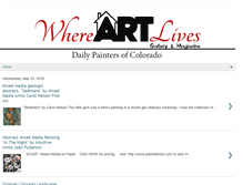 Tablet Screenshot of dailypaintersofcolorado.blogspot.com