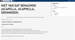 Desktop Screenshot of nietvandatbenauwde.blogspot.com