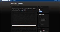 Desktop Screenshot of ciudaddevallesmx.blogspot.com