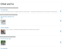 Tablet Screenshot of chloeandco.blogspot.com