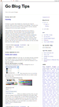 Mobile Screenshot of goblogtips.blogspot.com