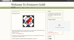 Desktop Screenshot of fromzero-guild.blogspot.com