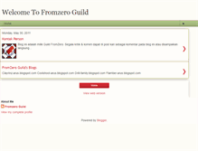 Tablet Screenshot of fromzero-guild.blogspot.com
