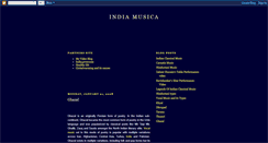 Desktop Screenshot of indiamusica.blogspot.com