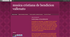 Desktop Screenshot of cristianadebendicionvallenato.blogspot.com