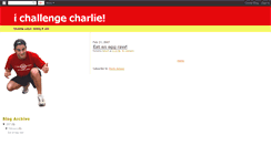 Desktop Screenshot of ichallengecharlie.blogspot.com