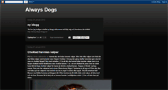 Desktop Screenshot of always-dogs.blogspot.com