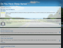 Tablet Screenshot of doyouhavesleepapnea.blogspot.com