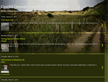 Tablet Screenshot of carefuldocumentationofnothingmuch.blogspot.com