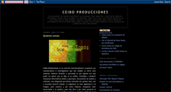 Desktop Screenshot of ceibo-producciones.blogspot.com