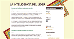 Desktop Screenshot of inteligencia-del-lider.blogspot.com