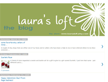 Tablet Screenshot of laurasloftblog.blogspot.com