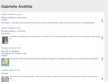 Tablet Screenshot of gabrielleandhita.blogspot.com