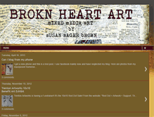 Tablet Screenshot of broknheartart.blogspot.com