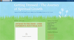 Desktop Screenshot of gettingdressed-thejourney.blogspot.com