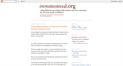 Desktop Screenshot of immomontreal.blogspot.com