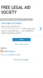 Mobile Screenshot of freelegalaidsociety.blogspot.com