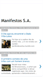 Mobile Screenshot of manifestossa.blogspot.com