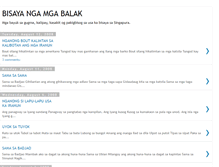 Tablet Screenshot of bisayadakosapinoysg.blogspot.com