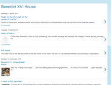 Tablet Screenshot of benedictxvihouse.blogspot.com