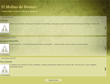 Tablet Screenshot of elmolinodebonaco.blogspot.com