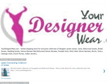 Tablet Screenshot of bridal-designer-sarees.blogspot.com