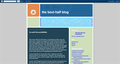 Desktop Screenshot of best-half.blogspot.com