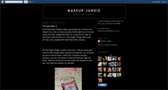 Desktop Screenshot of makeupjunkie05.blogspot.com