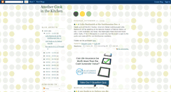 Desktop Screenshot of anothercookinthekitchen.blogspot.com