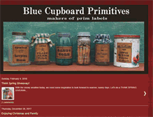 Tablet Screenshot of bluecupboardprimitives.blogspot.com