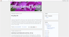 Desktop Screenshot of phloxlovesarthur.blogspot.com