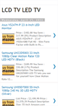 Mobile Screenshot of lcdledtvmonitor.blogspot.com