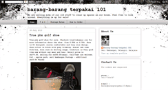 Desktop Screenshot of barangbarangterpakai101.blogspot.com