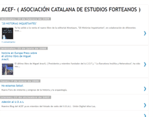 Tablet Screenshot of blogacef.blogspot.com