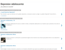 Tablet Screenshot of depresionadolescente3b.blogspot.com