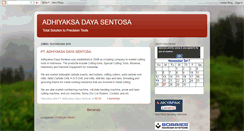 Desktop Screenshot of adhiyaksa-dayasentosa.blogspot.com
