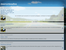 Tablet Screenshot of desmontesaltos.blogspot.com