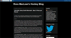 Desktop Screenshot of macleanhockey.blogspot.com