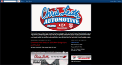 Desktop Screenshot of chrisleithautomotive.blogspot.com