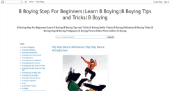 Desktop Screenshot of bboyingstepforbeginners.blogspot.com