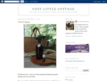 Tablet Screenshot of cozylittlecottage.blogspot.com