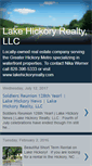 Mobile Screenshot of lakehickoryrealty.blogspot.com